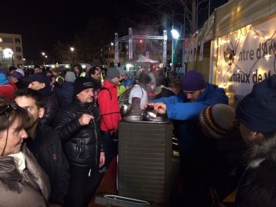 Le CAMV au départ de la course de l'Escalade à Veyrier 2.12.2016